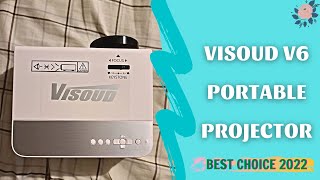 VISOUD V6 Native 1080P Outdoor Movie Projector Review amp Unbox  Mini Projector with 120 Screen [upl. by Martres377]