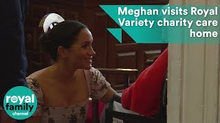 Meghan Duchess of Sussex visits Royal Variety charity care home [upl. by Rudin]