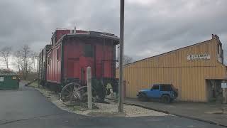 SMALL WESTERN TOWN SHOPPING CENTER IN WAYNESVILLE OHIO WITH THE SILVER SPUR WESTERN STORE [upl. by Lewendal]