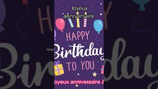 Chanson Joyeux anniversaire [upl. by Toinette]