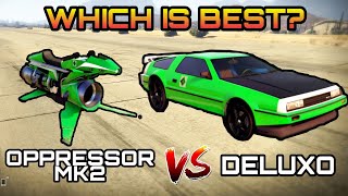 GTA 5 ONLINE OPPRESSOR MK2 VS DELUXO  ReviewTest [upl. by Asilrac650]