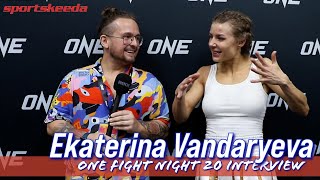 Ekaterina Vandaryeva wants Smilla title fight not Supergirl rematch  ONE Fight Night 20 [upl. by Wesa]