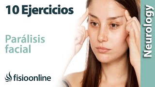 10 Ejercicios CLAVES para la PARÁLISIS FACIAL [upl. by Janine]