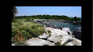 Rhode Island Remote Spot Rocky Shore Hike [upl. by Ikkin]