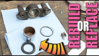 How to Rebuild a Brake Caliper or should you Replace it [upl. by Ayikan]