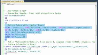 Introduction to Columnstore Index by Pinal Dave [upl. by Nednyl]