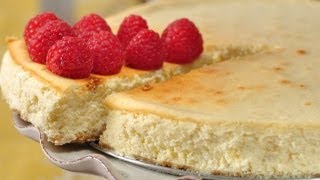 Ricotta Cheesecake Recipe Demonstration  Joyofbakingcom [upl. by Pahl]