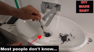 Unclog a blocked sink drain  4 main ways [upl. by Helse]