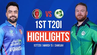 FULL HIGHLIGHTS  Afghanistan vs Ireland  1st T20I  Ireland Tour of Afghanistan 2024  ACB [upl. by Catie]