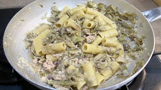 PASTA AL TONNO CON CARCIOFI [upl. by Hatnamas]