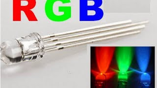 Como usar Led RGB para gerar diversas cores [upl. by Esimaj570]