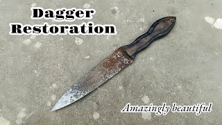 Dagger Restoration  Knife Making [upl. by Caassi313]