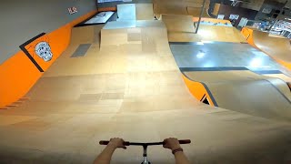 RIDING UNREAL NEW INDOOR SKATEPARK [upl. by Feingold831]