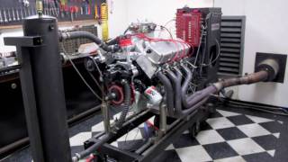 572 CID Big Block Ford Kaase P51 Head 900 HP  7000 rpm all motor [upl. by Erdeid]