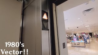 Montgomery Vector Hydraulic Elevator at Macys Capitola Mall  Capitola CA [upl. by Arahsit]