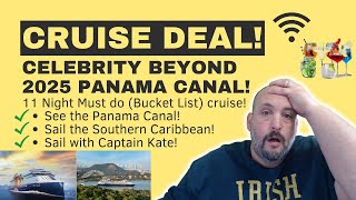 Ultimate Adventure Awaits Cruise the Celebrity Beyond 11Night Panama Canal amp ABC Islands Blast [upl. by Llyrrad]