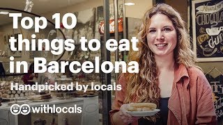 What to eat and where to eat in Barcelona 👫 Handpicked by locals 🥘 [upl. by Alrac886]