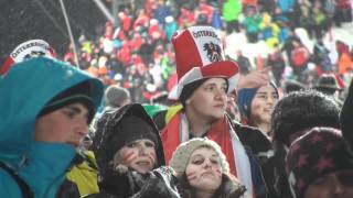 ⛷ Nightrace Schladming 2012  Winner Marcel Hirscher on the Planai [upl. by Magdalene]