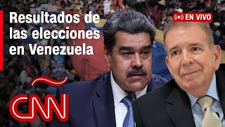 Resultados de las elecciones en Venezuela CNE proclama ganador a Maduro sobre Edmundo González [upl. by Eiramac713]