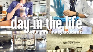 day in the life of a pharmacy student 👩🏻‍⚕️ [upl. by Nnairb]