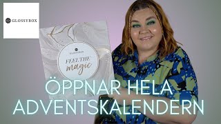 ÖPPNAR GLOSSYBOX ADVENTSKALENDER 2023 [upl. by Sharona450]