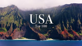 Top 100 Places To Visit In The USA  4K Travel Guide [upl. by Tonina]