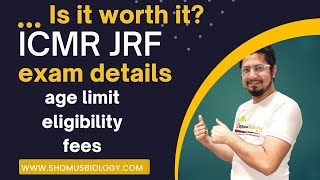 ICMR JRF exam details  ICMR exam notification details [upl. by Dahs996]