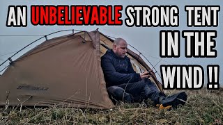 EDITED DOWN  Tent camping in strong wind 3fultaiji1tent [upl. by Forelli751]