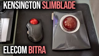 Kensington Slimblade vs Elecom Bitra trackball review [upl. by Nocaed]