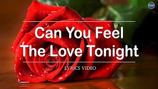 Can You Feel The Love Tonight Lyrics [upl. by Notla]