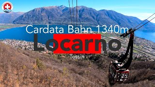 Locarno Tessin Lago Maggiore  Cardada Seilbahn [upl. by Yesdnyl]