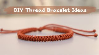 Easy Thread Bracelet Ideas  How To Make Bracelets At Home  Creationampyou [upl. by Ahsain]