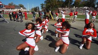 2019 WSSU RAMS Homecoming Cheerleaders 400 Degrees [upl. by Ydisahc]