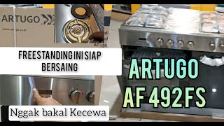 Review freestanding cooker Artugo  FreeStanding cooker Artugo AF492FS Nggak bikin Kecewa [upl. by Sabelle]