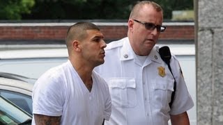 Aaron Hernandez charged with murder [upl. by Bunker]