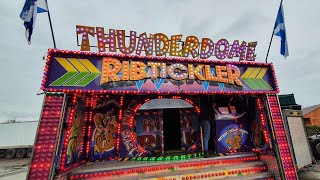 Thunder Dome Rib Tickler  Braehead Funfair 2022 [upl. by Cupo44]