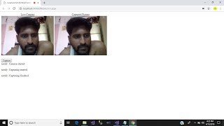 HOW TO USE WEBCAM OR LAPTOP FRONT CAMERA TO CAPTURE IN ASPNET AND C [upl. by Qifar172]