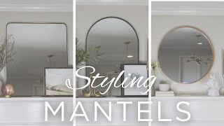 HOW TO STYLE A FIREPLACE  FIREPLACE MANTEL STYLING  TIPS amp TRICKS  2024 [upl. by Caterina790]