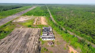 Abandoned Airport in Placencia Belize  Shot with DJI Mini 4K [upl. by Ymassej]