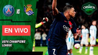 🚨 PSG vs REAL SOCIEDAD EN VIVO 🔥 CHAMPIONS LEAGUE  OCTAVOS DE FINAL IDA  MBAPPE TITULAR [upl. by Naerol724]