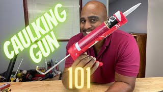 HOW TO USE A CAULKING GUN FOR THE FIRST TIME [upl. by Covell382]