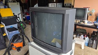 Sonys Giant CRT gets a refresh  The KV35V36 [upl. by Breen]