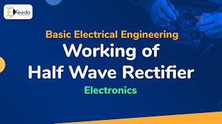 Working of Half Wave Rectifier  Electronics  Basic Electrical Engineering [upl. by Sirk]