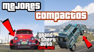 Los 10 MEJORES AUTOS COMPACTOS del GTA Online [upl. by Zilevi]