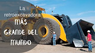 La retroexcavadora más grande del mundo Record Guinness para el mayor motor de movimiento de tierra [upl. by Durwin]