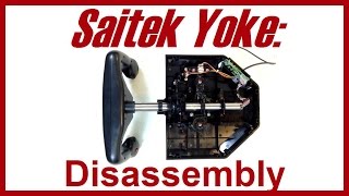 Logitech Saitek Yoke Disassembly [upl. by Ailesor348]