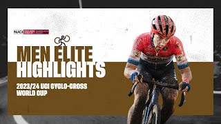 Maasmechelen  Men Elite Highlights  202324 UCI Cyclocross World Cup [upl. by Ronnie920]