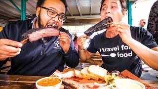 GIANT BEEF RIBS and Brisket  AMERICAN FOOD BBQ at Little Miss BBQ in Phoenix AZ [upl. by Zellner]