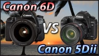 Canon 6D vs 5DII  Is the 6D worth the extra cost amp why Comparison Tutorial [upl. by Lindemann]