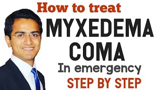 MYXEDEMA COMA MYXOEDEMA PATIENT EMERGENCY MANAGEMENT amp TREATMENT MYXEDEMIC HYPOTHYROIDISM LECTURE [upl. by Ahsin]